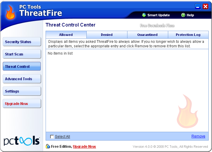 برنامج حماية الكمبيوتر Threat Fire