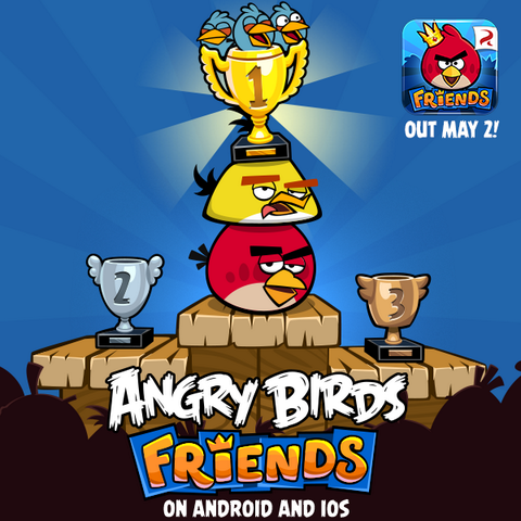 العب مع اصدقاءك الطيور الغاضبة Angry Birds Friends