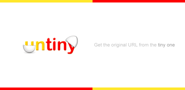 تطبيق untiny لاظهار الرابط الاصلي للروابط القصيرة